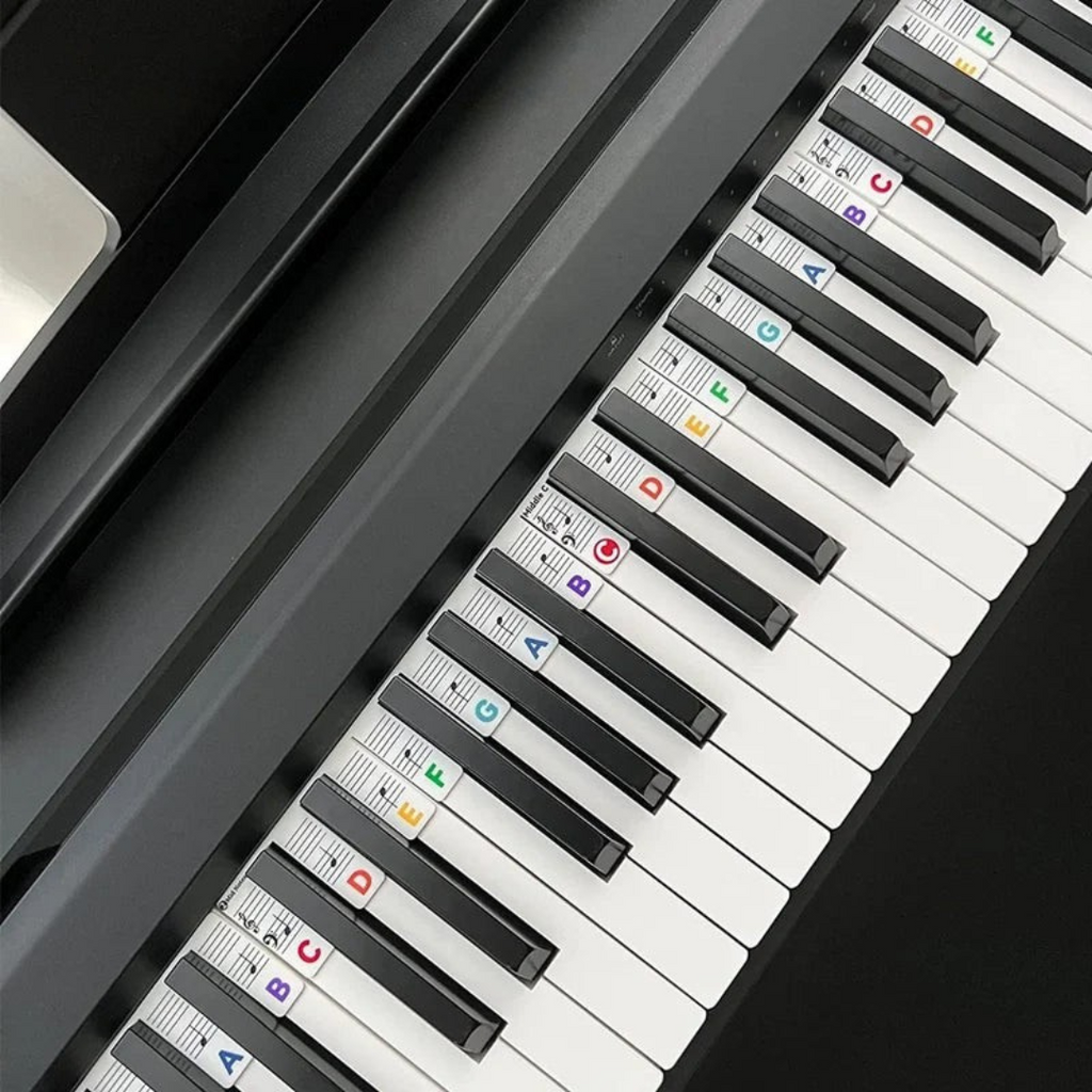 KeyboardLabel – Verwijderbare Siliconen Notenstroken voor Piano & Keyboard