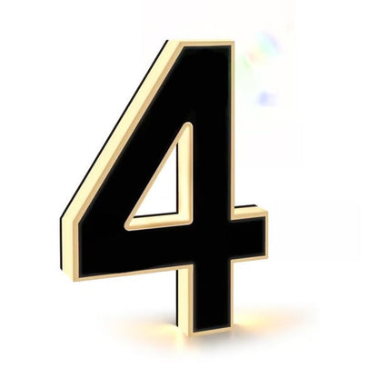 LED Verlichte Huisnummers op zonne-energie