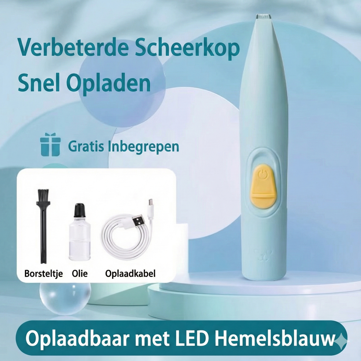 Stille Potentrimmer voor Hond & Kat - Veilig & Elektrisch