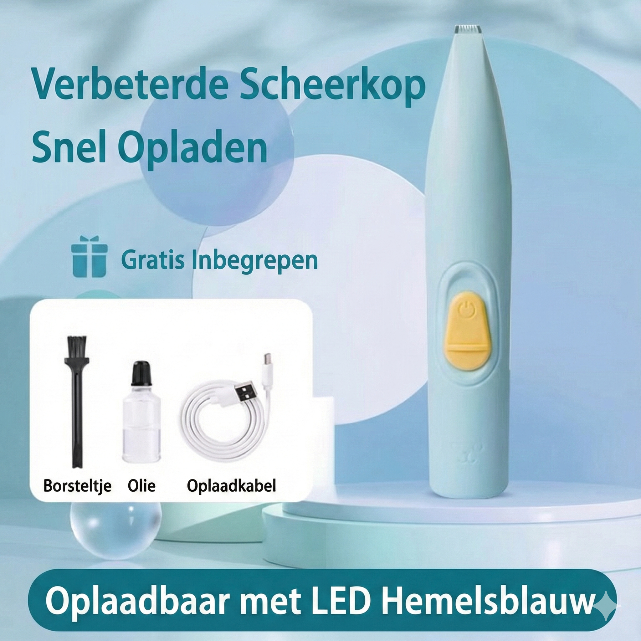 Stille Potentrimmer voor Hond & Kat - Veilig & Elektrisch