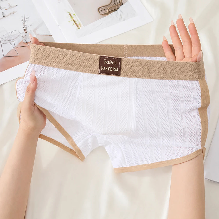 Heren boxershort van ijszijde met brede elastische tailleband