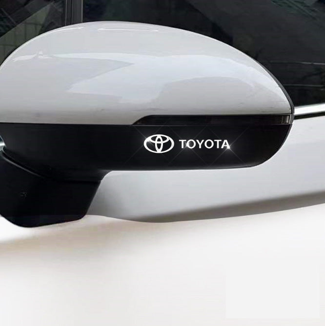 Metalen Autostickers - 4 Stuks