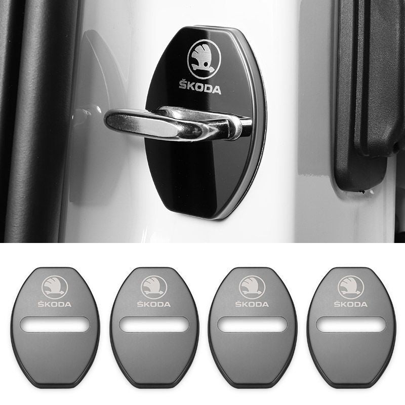 📣 Auto Deurgrendel Metalen Beschermcovers (4 stuks)
