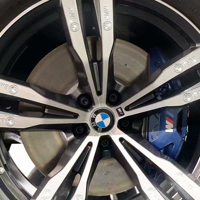 Metalen Autostickers - 4 Stuks