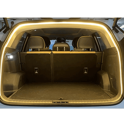 Dynamisch vloeiende kofferbakverlichtingsstrip