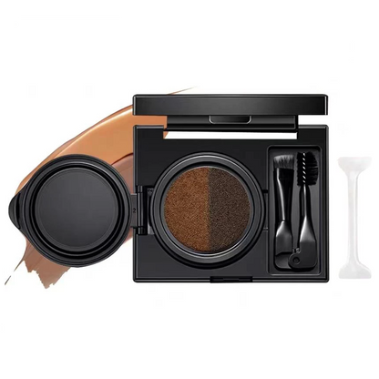 EyeStamp 1+1 GRATIS - Dubbelkleurige Eyeliner En Wenkbrauw Crème Stempel Set
