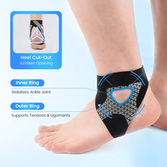 🔥2025 Hot Sale 50% KORTING🎁Verstelbare elastische enkelbrace