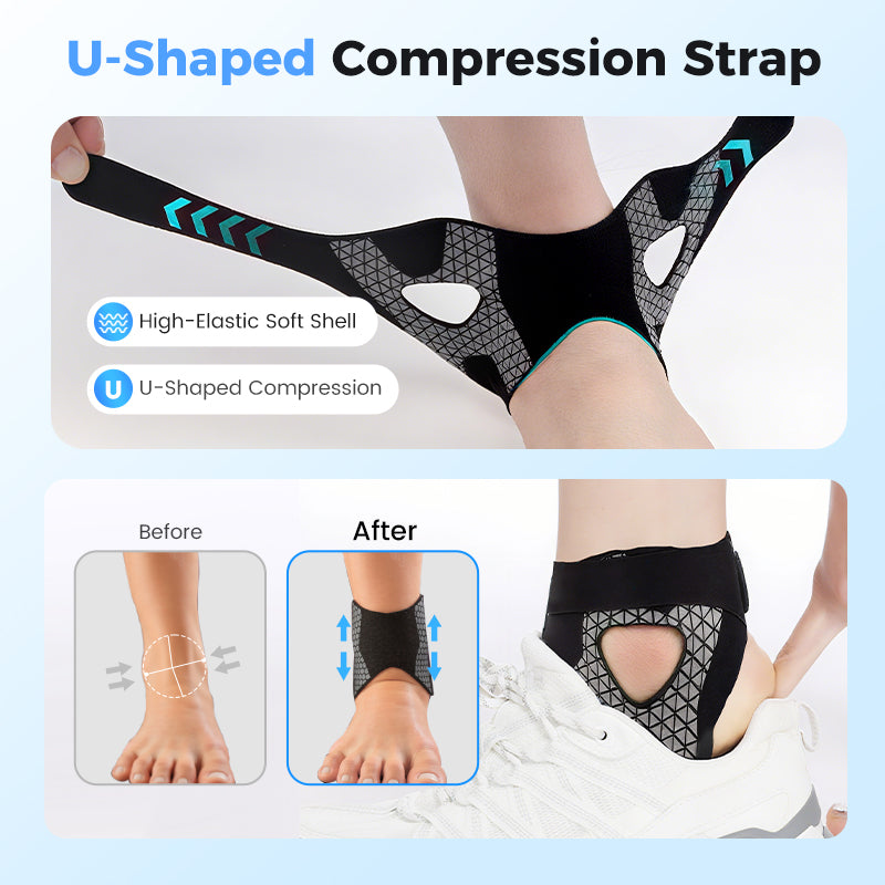 🔥2025 Hot Sale 50% KORTING🎁Verstelbare elastische enkelbrace