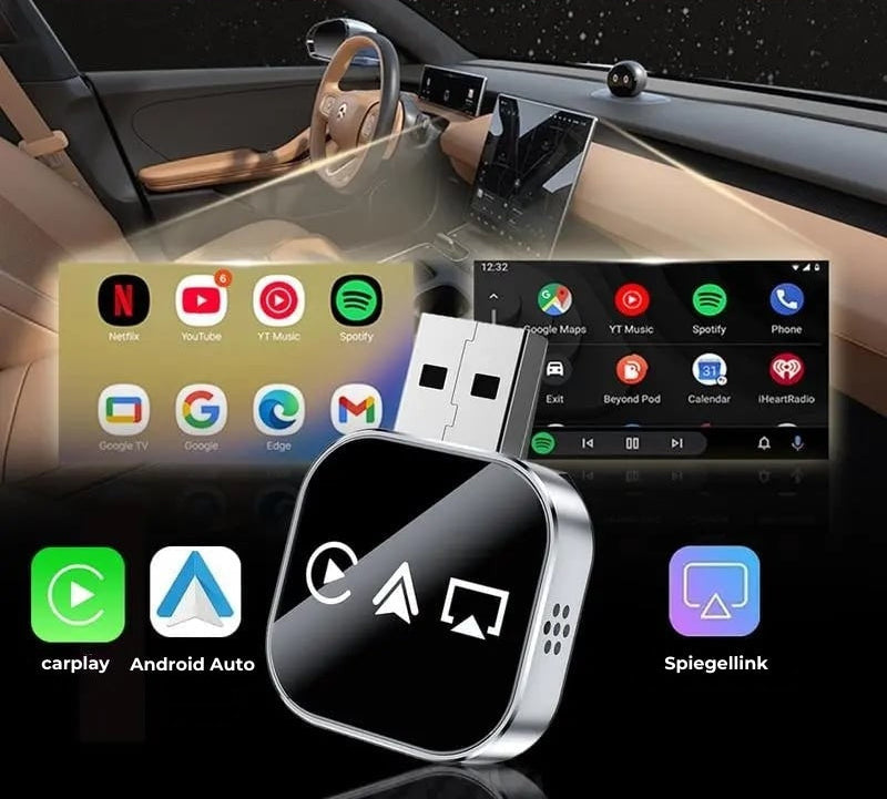 Draadloze Carplay Adapter V3 - Schermweergave