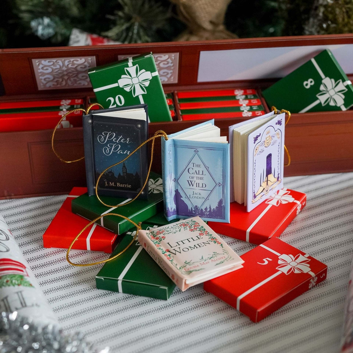 Miniboek Ornament Adventskalender