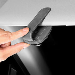 Suede Car Glasses Clip