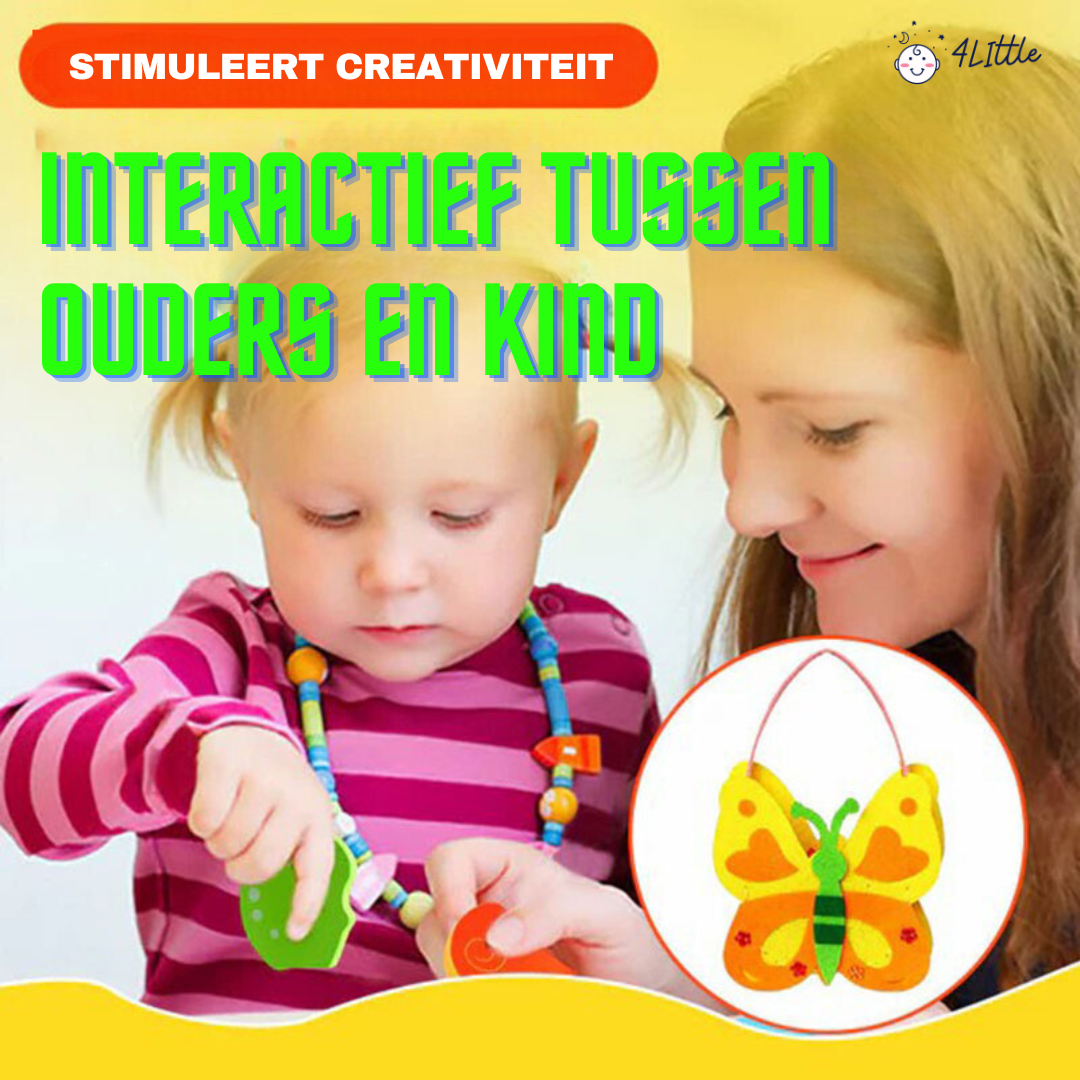Selbstgemachte Kinder-Tasche Set