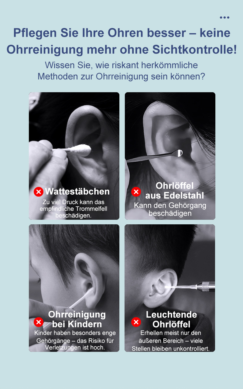 Kluger Ohrenschmalz-Entferner
