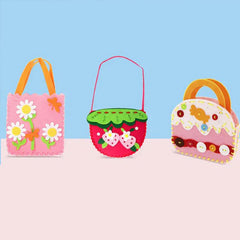 Selbstgemachte Kinder-Tasche Set