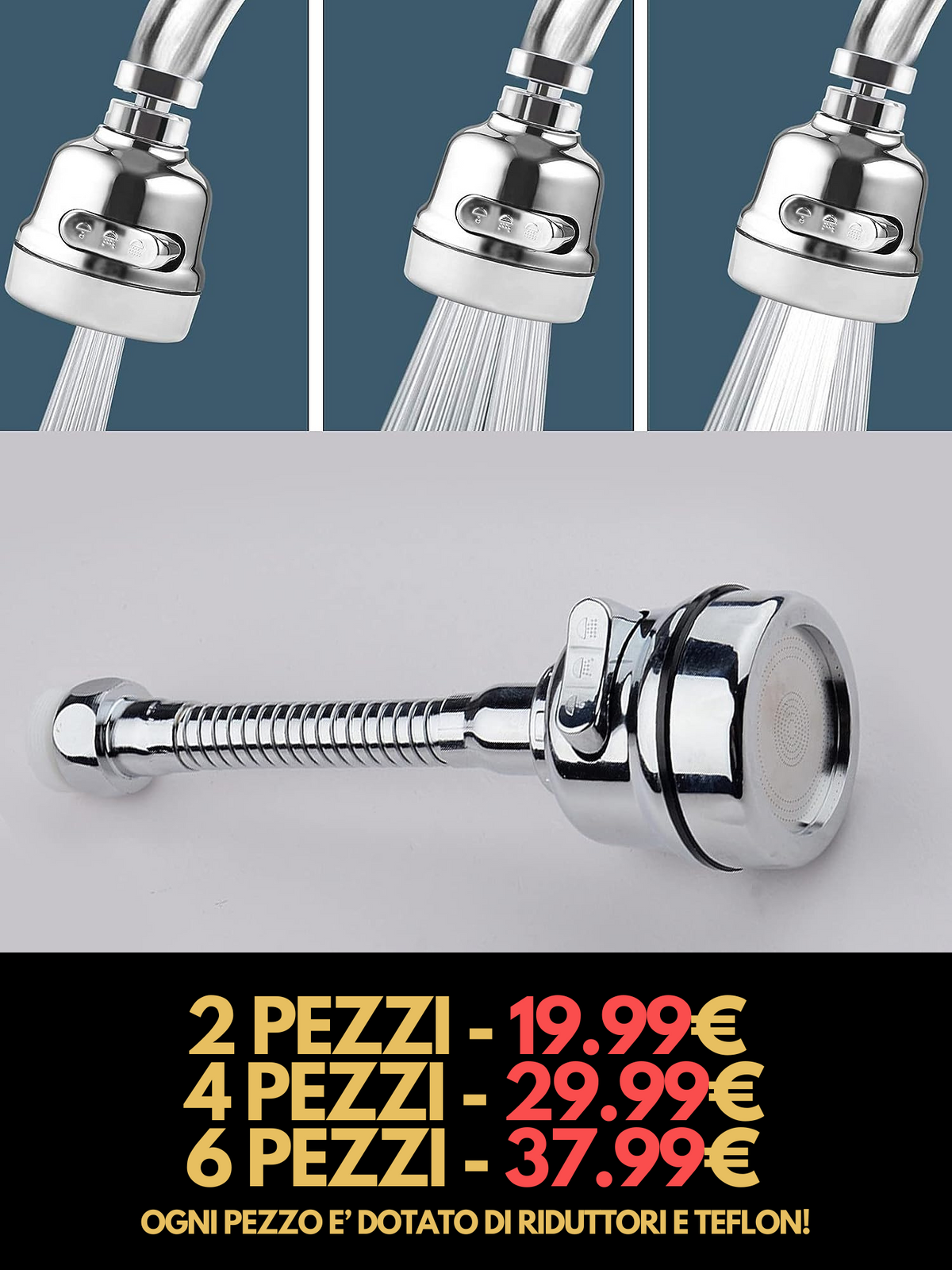 Flexibler Küchen- und Badhelfer
