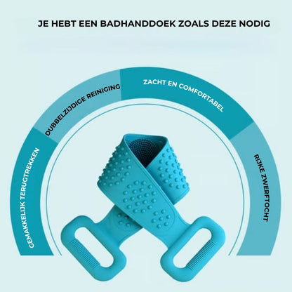 Siliconen Rugscrubber