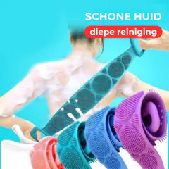 Siliconen Rugscrubber