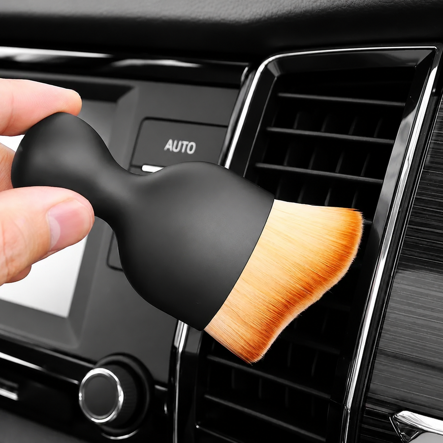 Zachte detailborstel voor auto-interieur (10 × 6 cm)