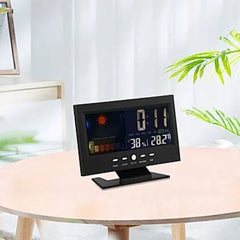 🔥Digitale LED Temperatuur Vochtigheidsmonitor Weersvoorspelling LED Tafelwekker🔥