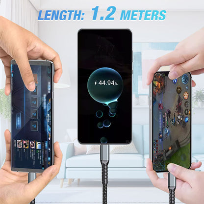 ChargingCable 1+1 GRATIS: 100W Universele 3-In-1 Snellaadkabel