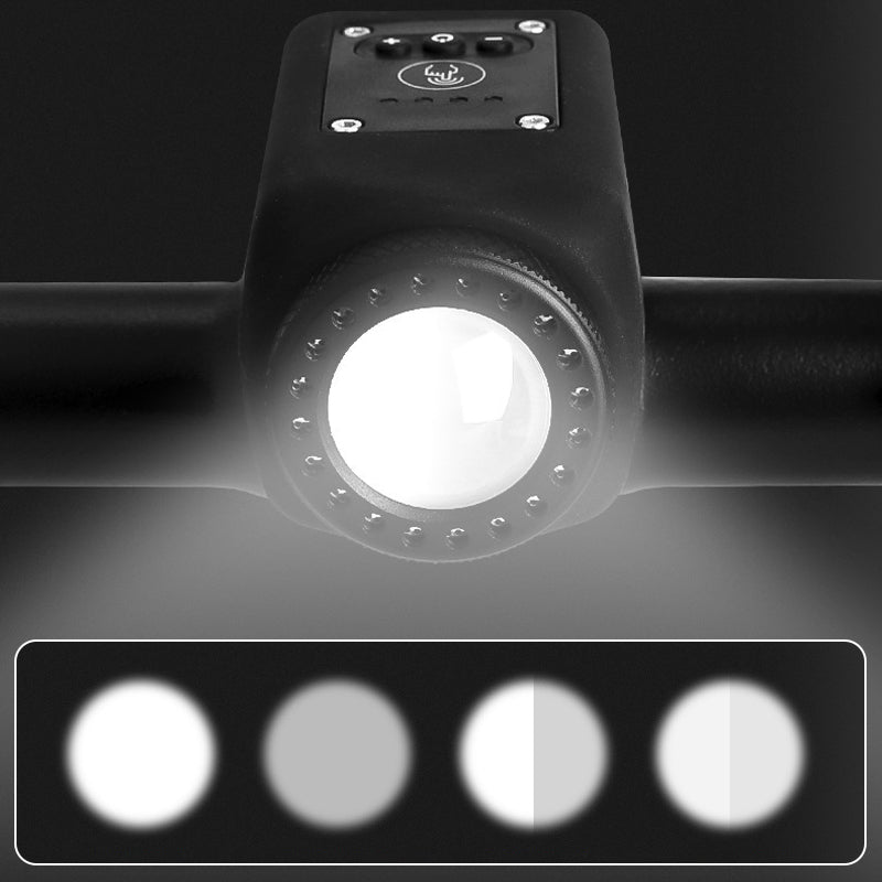 Waterdichte LED-Fietskoplamp met Claxon
