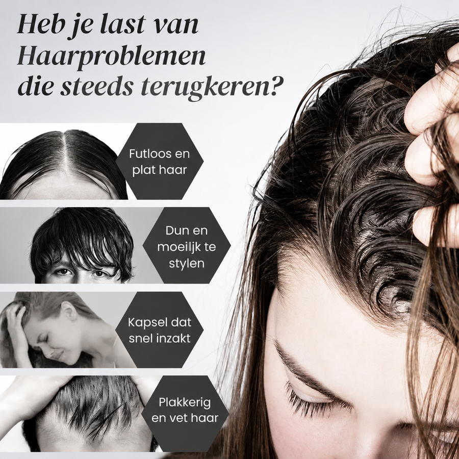 Opfrissende stylingspray voor vet en futloos haar