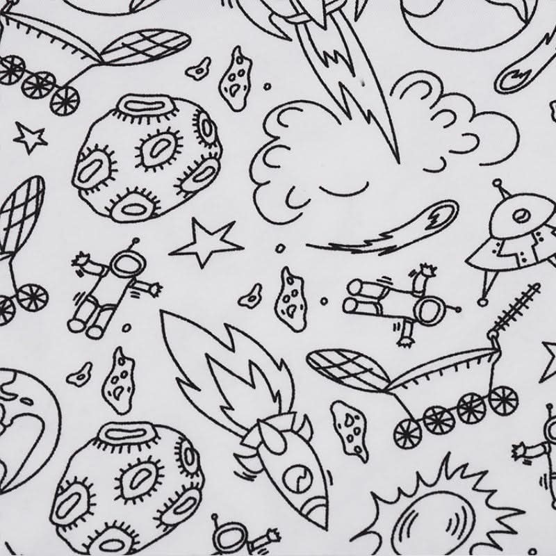 Doe-het-zelf tekenfilm kleurige pyjama voor kinderen