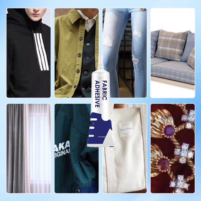 Waterdichte, sterk hechtende stoflijm