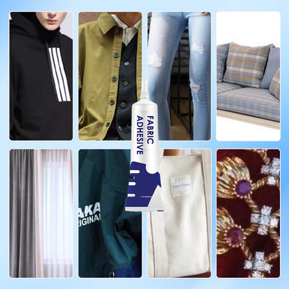 Waterdichte, sterk hechtende stoflijm