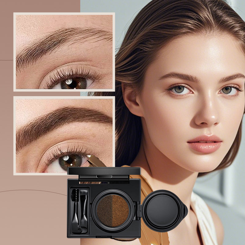 EyeStamp 1+1 GRATIS - Dubbelkleurige Eyeliner En Wenkbrauw Crème Stempel Set