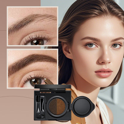 EyeStamp 1+1 GRATIS - Dubbelkleurige Eyeliner En Wenkbrauw Crème Stempel Set