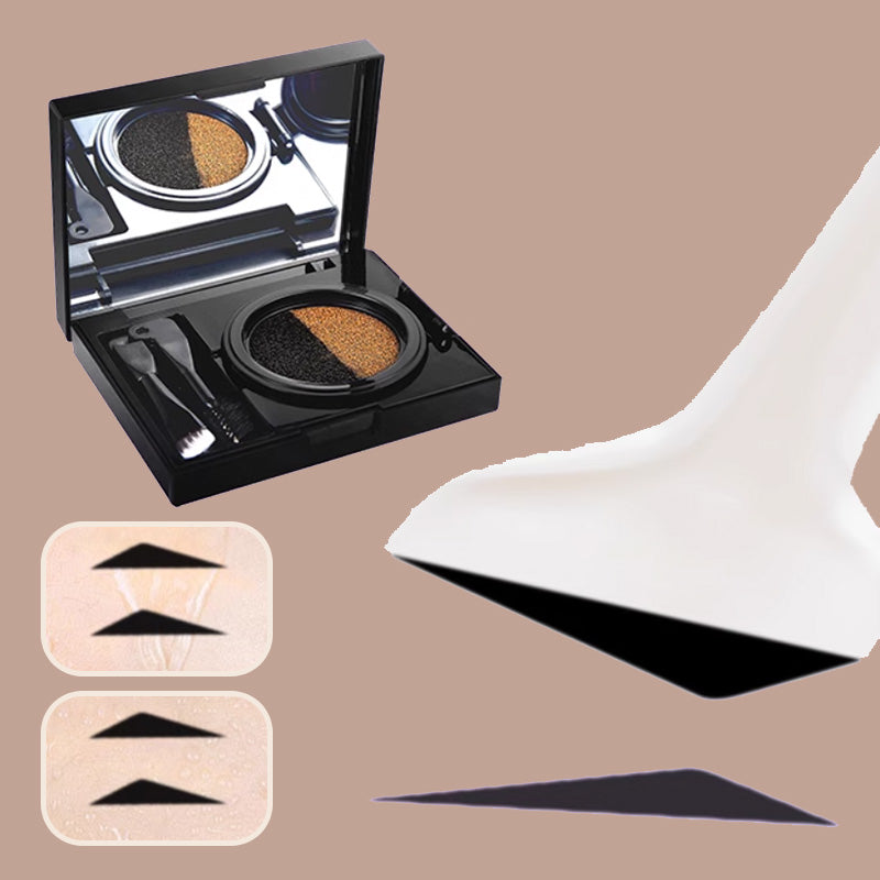 EyeStamp 1+1 GRATIS - Dubbelkleurige Eyeliner En Wenkbrauw Crème Stempel Set