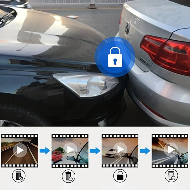 🚗 Dashcam 1080p Dual Lens – 170° Breedhoek + 50% Korting!