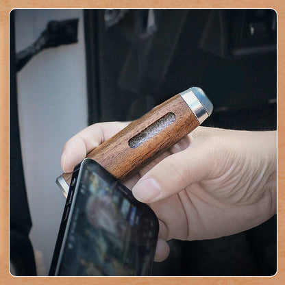 🔥2025 Nieuw binnen🔥 Houten handzame anti-roetvliegende sigarettenhouder voor in de auto
