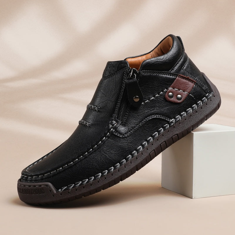 🔥2025 Hot Sale🌟Retro outdoor casual PU-schoenen voor heren