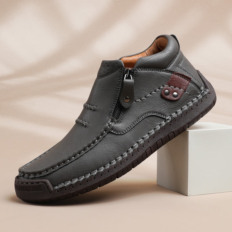 🔥2025 Hot Sale🌟Retro outdoor casual PU-schoenen voor heren