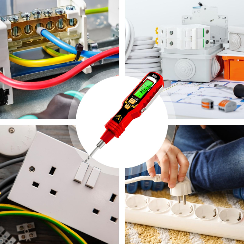 🔥Contactloze spanningstester met LCD-scherm