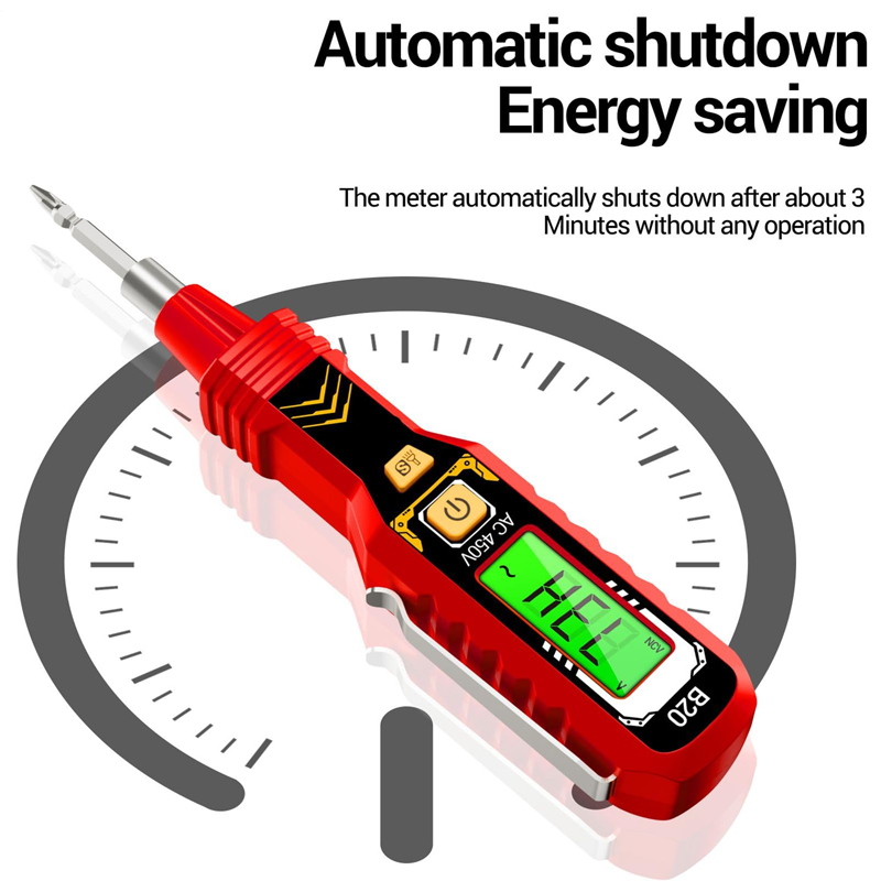 🔥Contactloze spanningstester met LCD-scherm