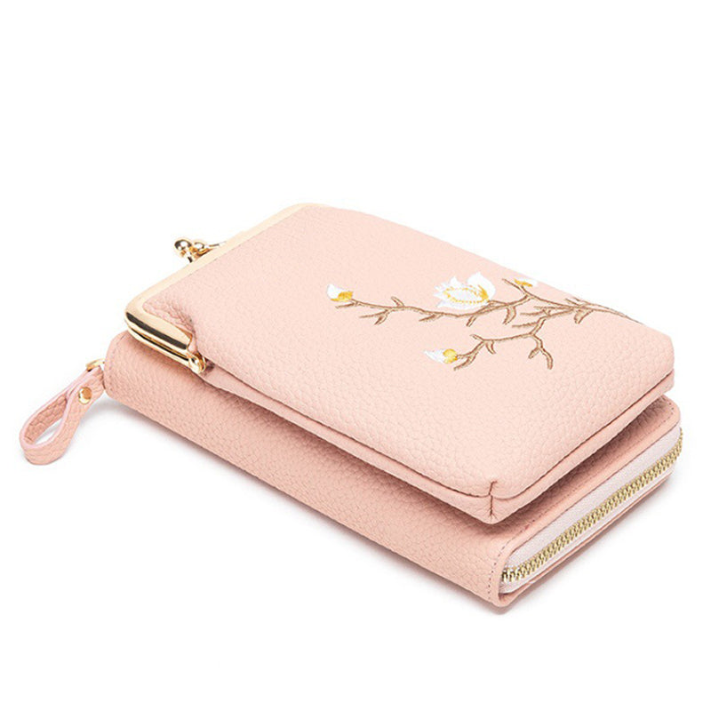 Crossbody mobiele telefoon portemonnee voor vrouwen