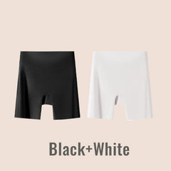 Vrouwen Hoog taille Ice Silk Ondergoed met Tummy-control Hip-lifting