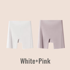 Vrouwen Hoog taille Ice Silk Ondergoed met Tummy-control Hip-lifting
