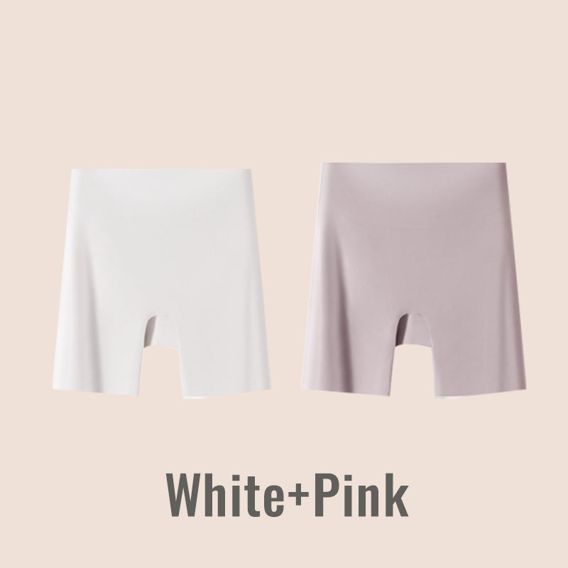 Vrouwen Hoog taille Ice Silk Ondergoed met Tummy-control Hip-lifting