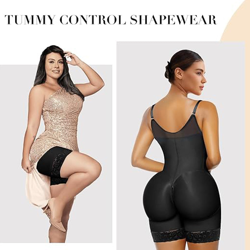 Buikcontrolerende Billenlifter Shaper Met Rits Kruis Fajas Colombianas
