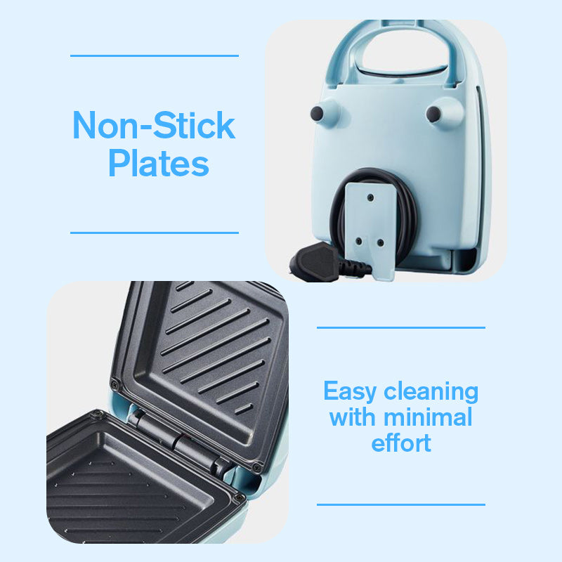 ✨ Compacte Multifunctionele Sandwichmaker – Grill, Bak & Rooster in Minder dan 3 Minuten!
