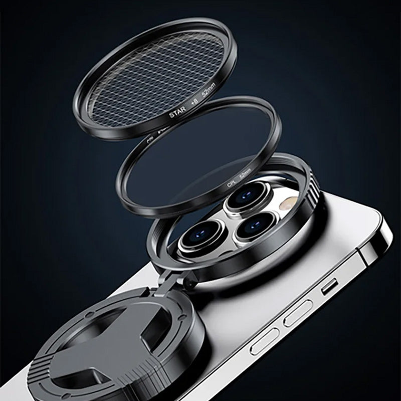2-in-1 magnetische CPL- en sterfilterlens