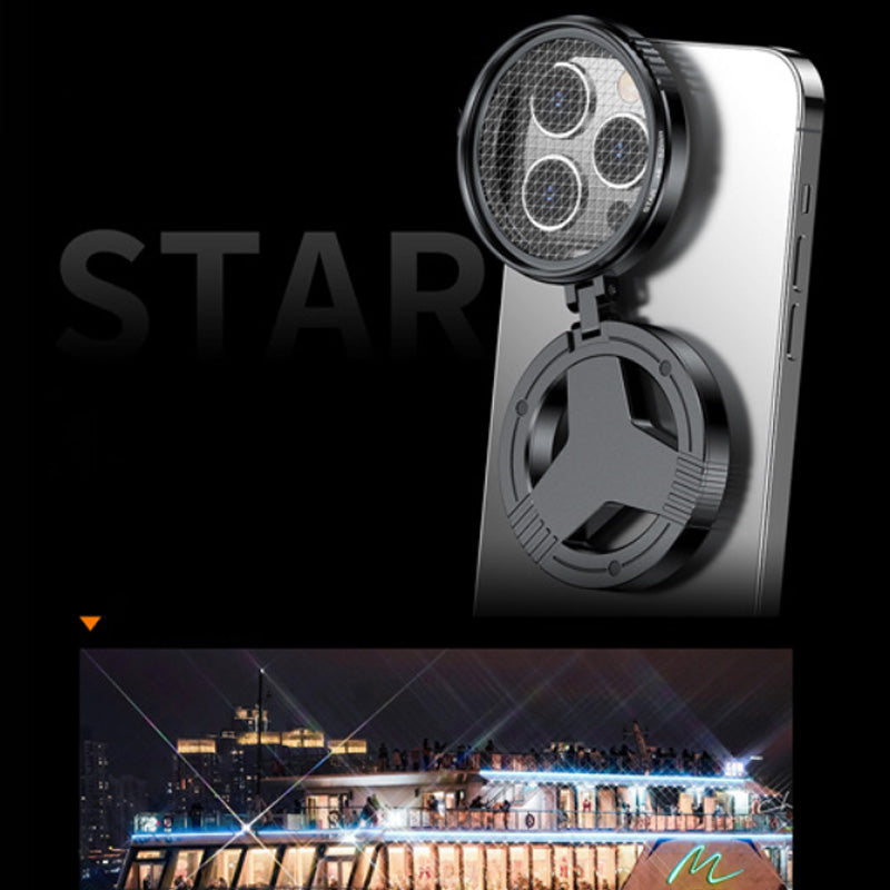 2-in-1 magnetische CPL- en sterfilterlens