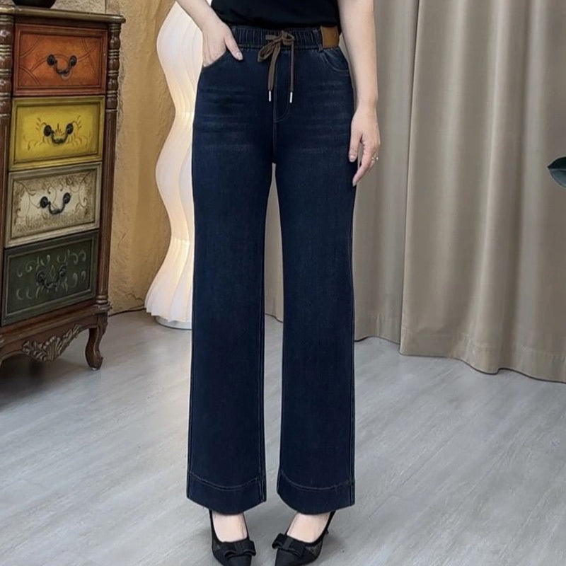 Dames Casual Mode Broek Met Rechte Pijpen