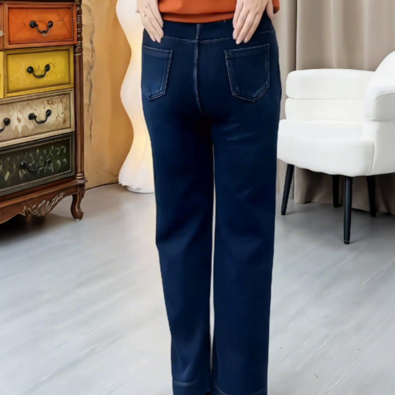Dames Casual Mode Broek Met Rechte Pijpen