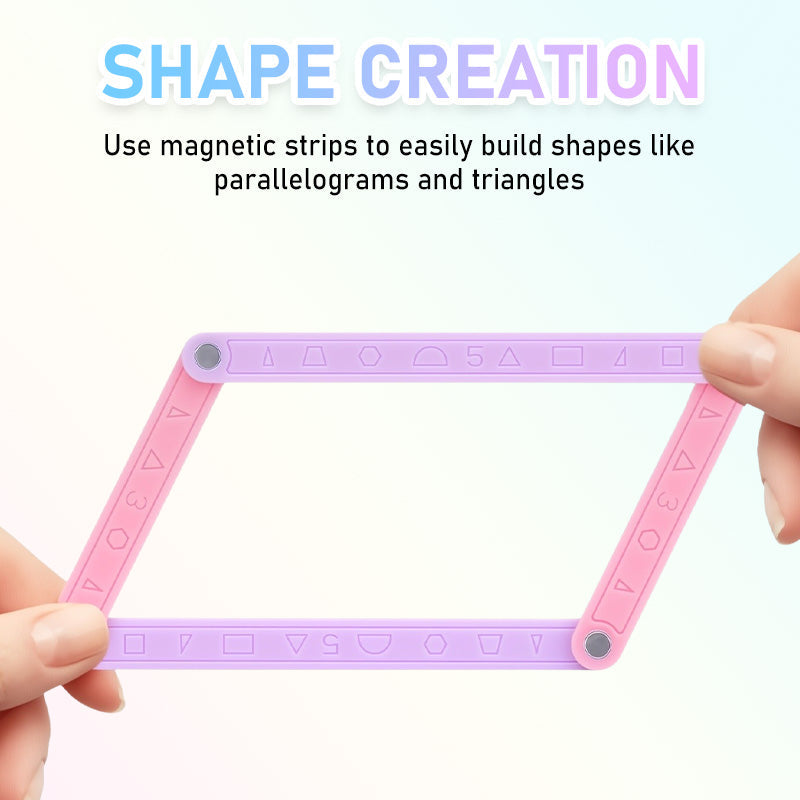 19-delige magnetische geometrieset