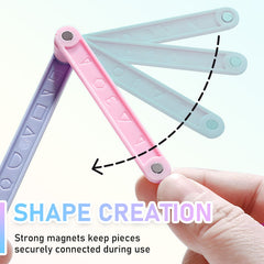19-delige magnetische geometrieset
